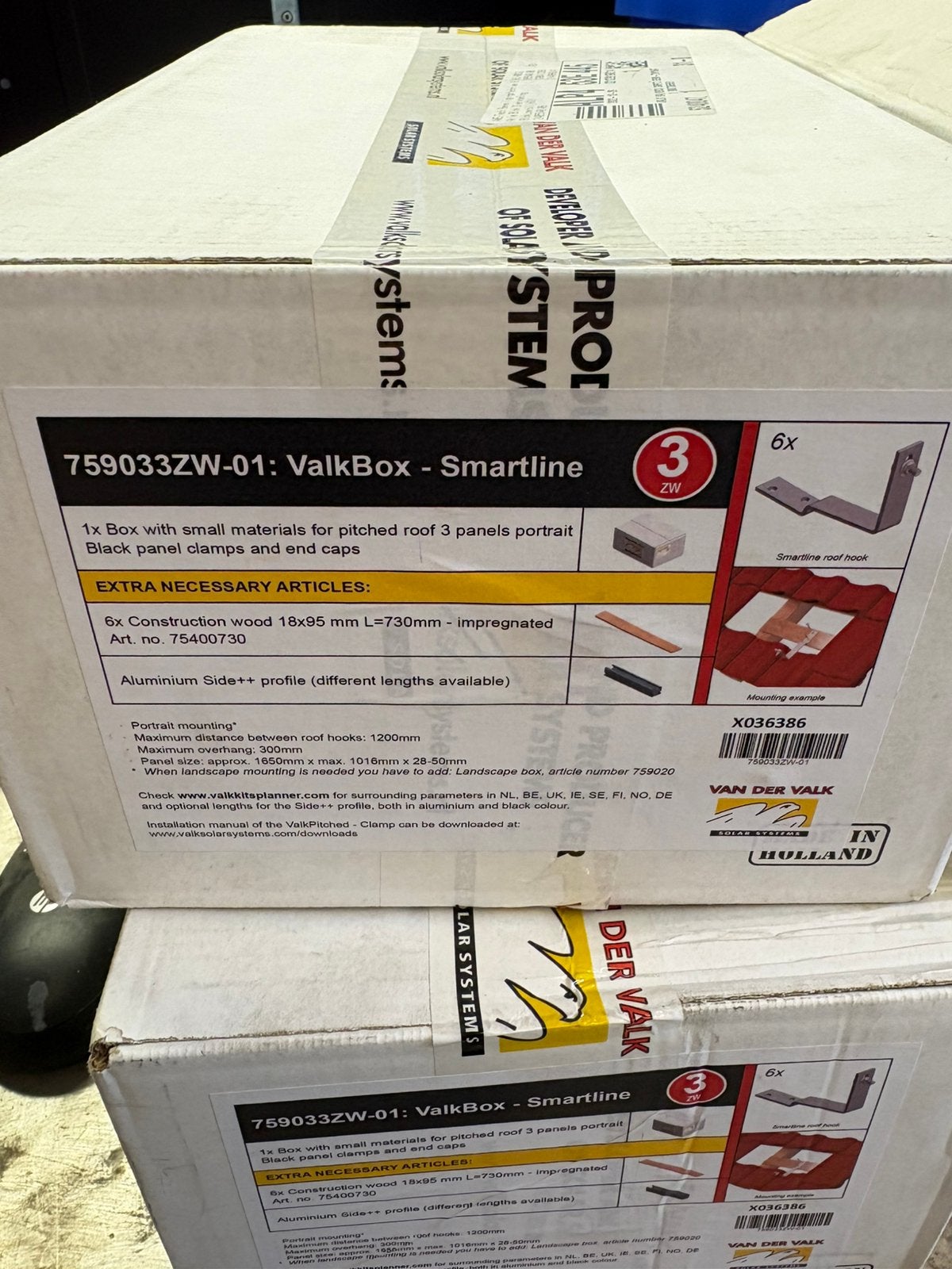 Valkbox onderconstructie voor zonnepanelen., Ophalen, Nieuw, Overige typen