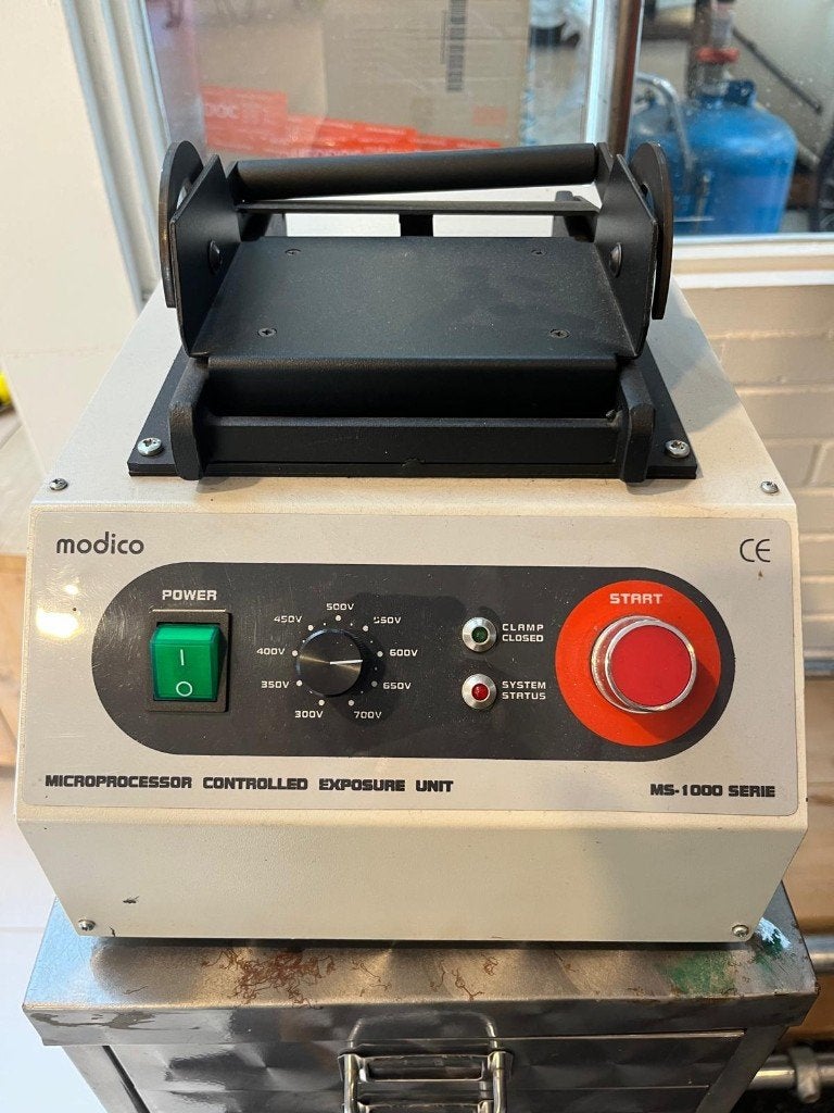 Modico MS-1000 professionele stempelmachine + voorraad, Ophalen