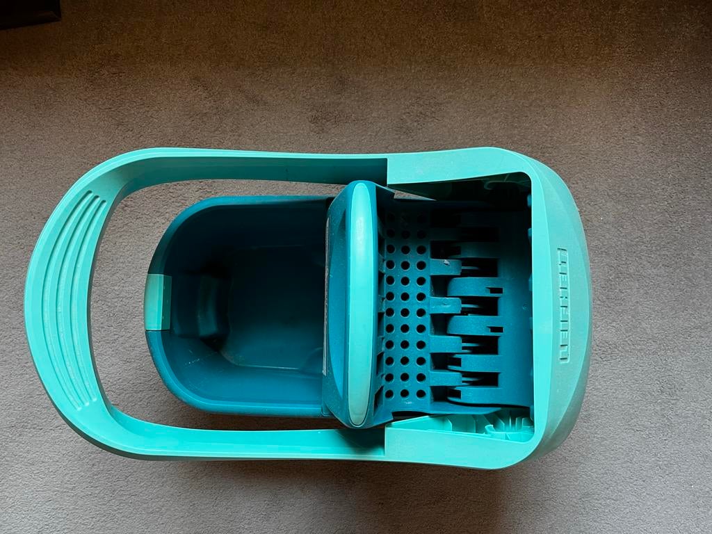 Leifheit Dweilemmer met pers - Turquoise, Ophalen, Dweilemmer, -bak, of -wagen