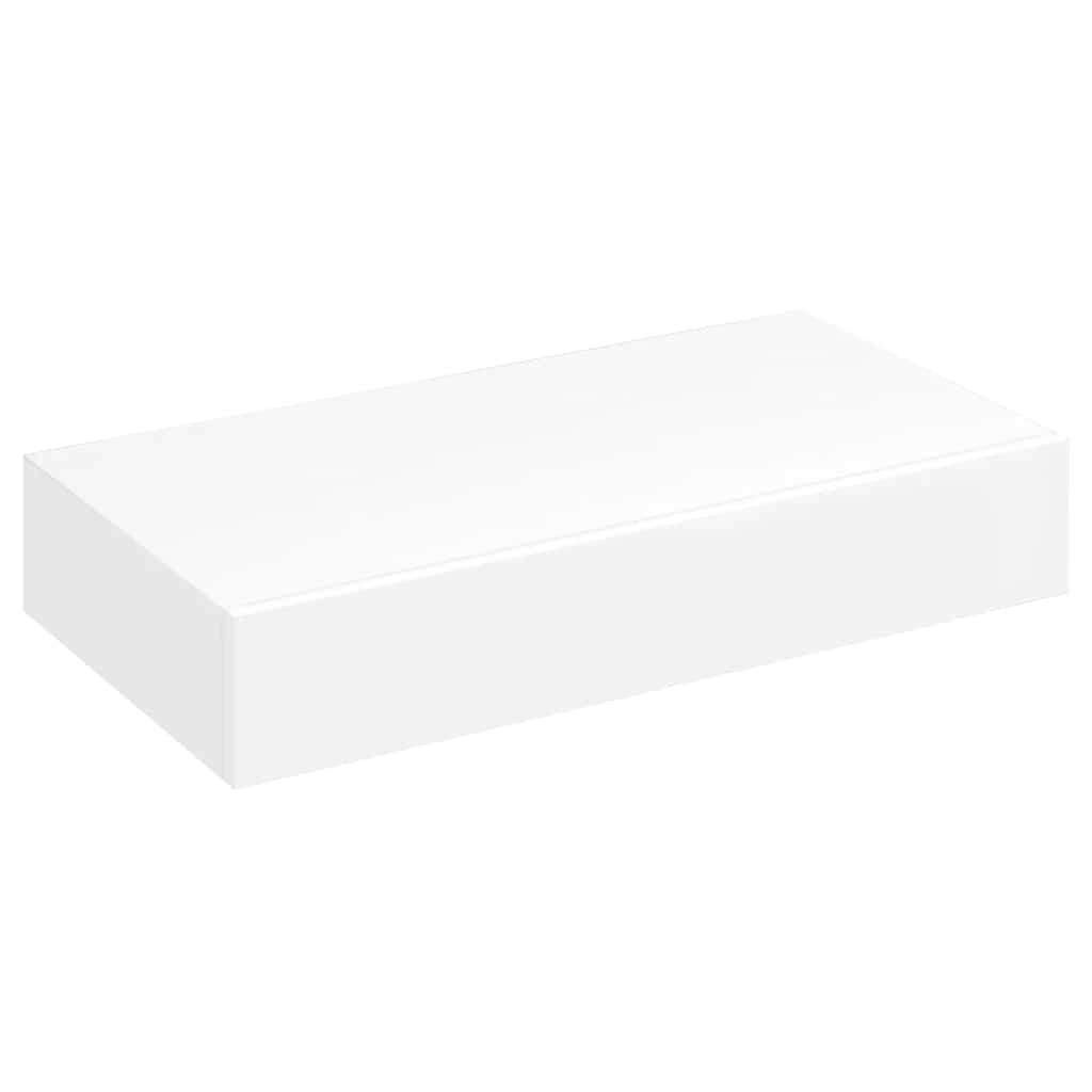 Wandplank + lade MDF zwevend wit 48 cm GRATIS BEZORGD!, Verzenden, Nieuw, Nvt, Nvt