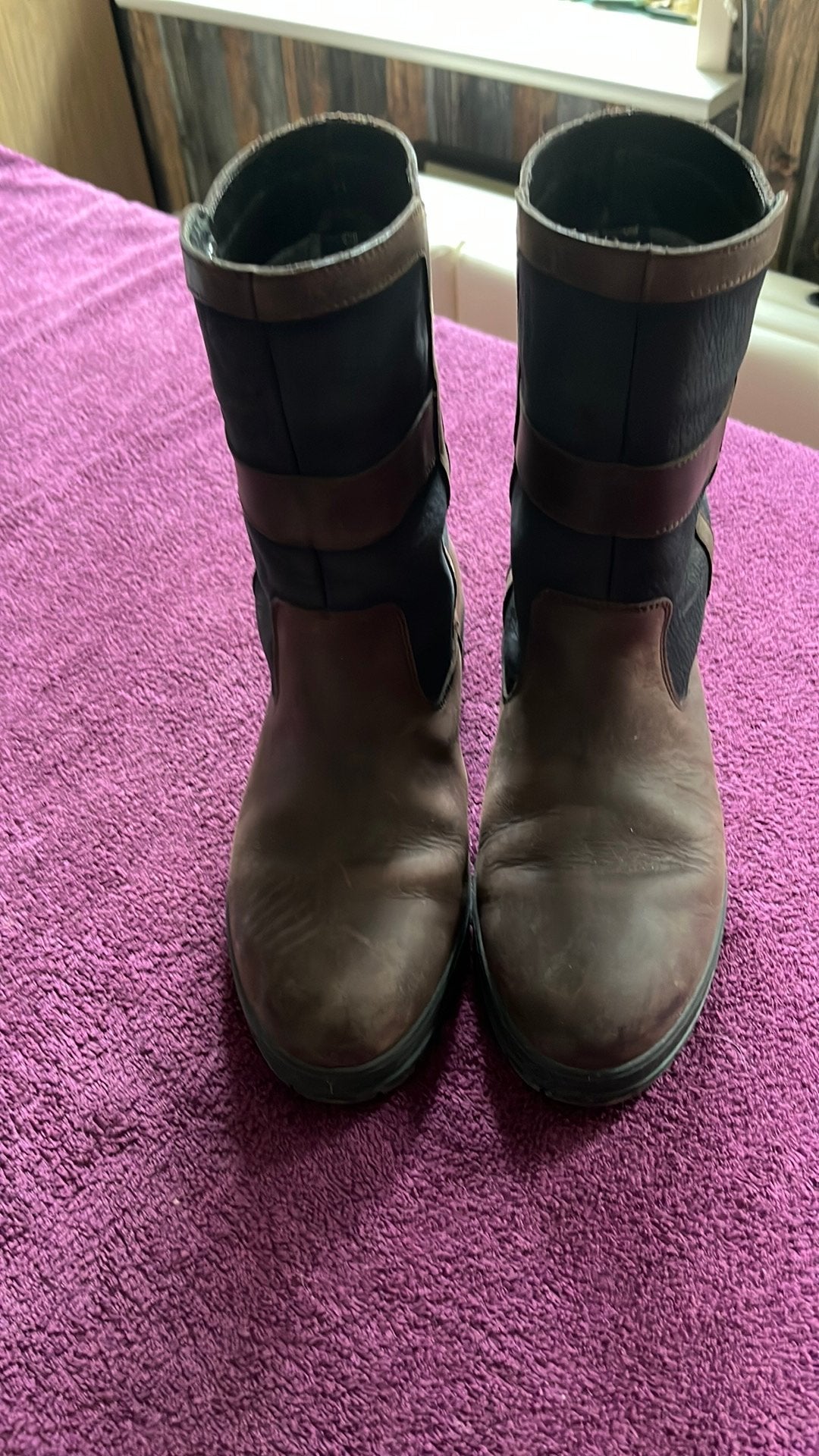 Mooie Dubarry Laarzen bruin met blauw mt 43, Ophalen of Verzenden, Zo goed als nieuw, Bruin, Boots