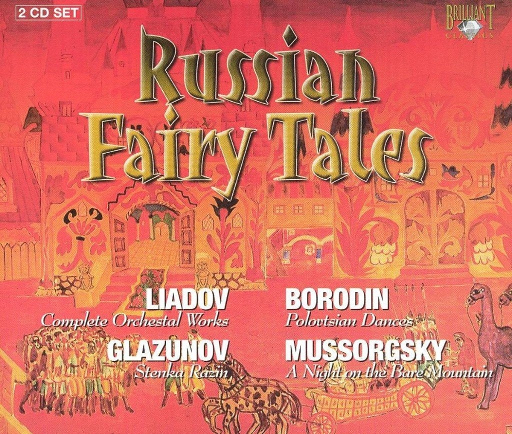 2Cd Russian Fairy Tales : Liadov, Borodin, Glazunov, Mussorg, Ophalen of Verzenden, Modernisme tot heden, Zo goed als nieuw, Orkest of Ballet