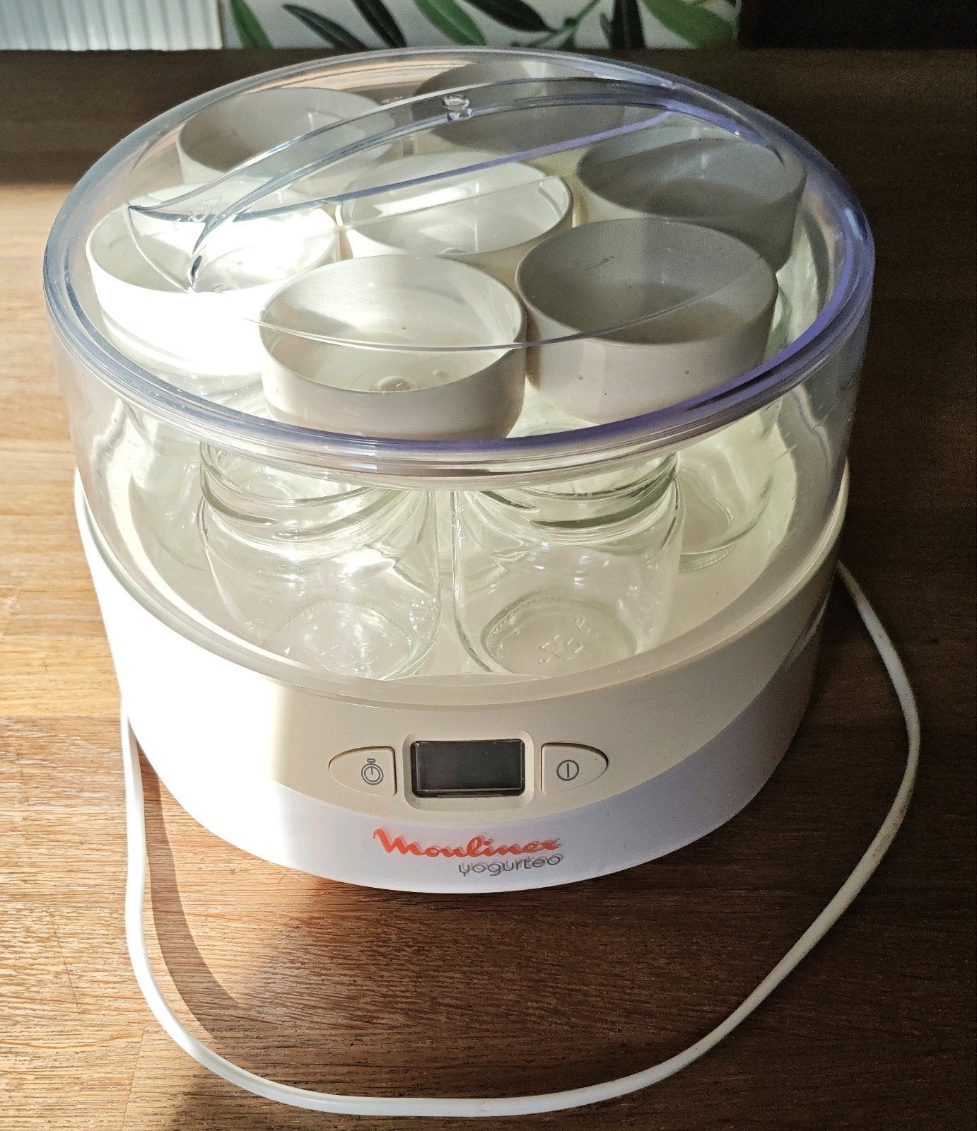 Moulinex Yogurteo Yoghurtmaker met 7 potjes, Ophalen, Gebruikt