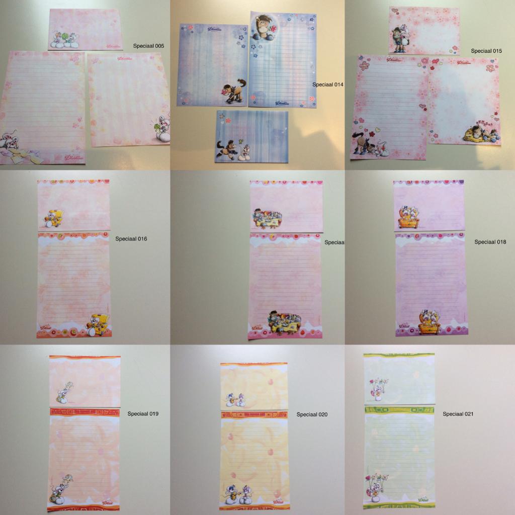 Diddl speciaal briefpapier met envelop (x10), Verzamelen, Diddl, Ophalen of Verzenden, Diddl, Zo goed als nieuw, Papier, Kaart of Schrift