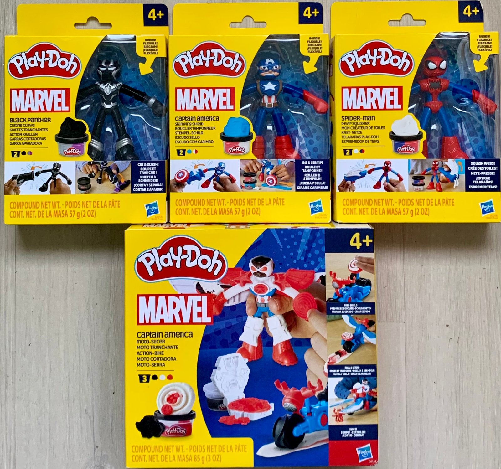 4 sets Marvel Play-Doh [Nieuw], Ophalen of Verzenden, Nieuw