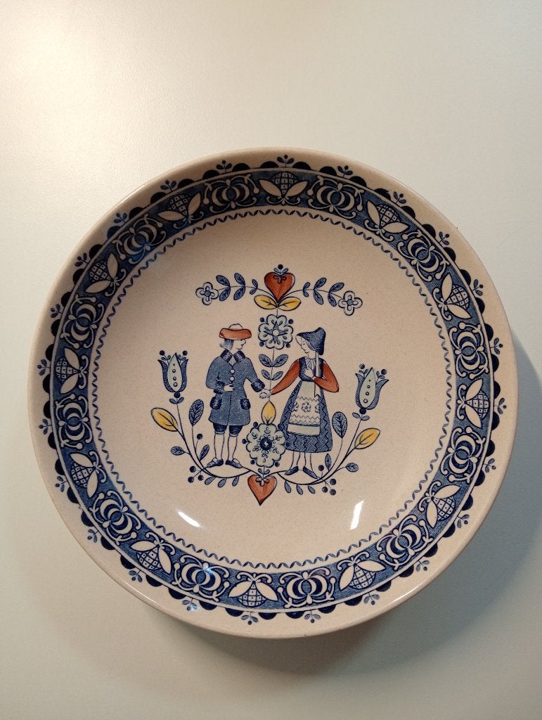Vintage Johnson Brothers decoratief bord – Engeland, Ophalen of Verzenden