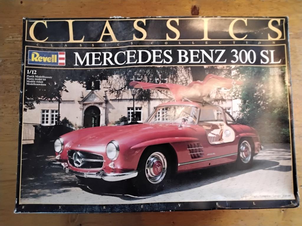 Revell mercedes benz 300 sl 1:12, Ophalen of Verzenden, Groter dan 1:32, Auto, Revell