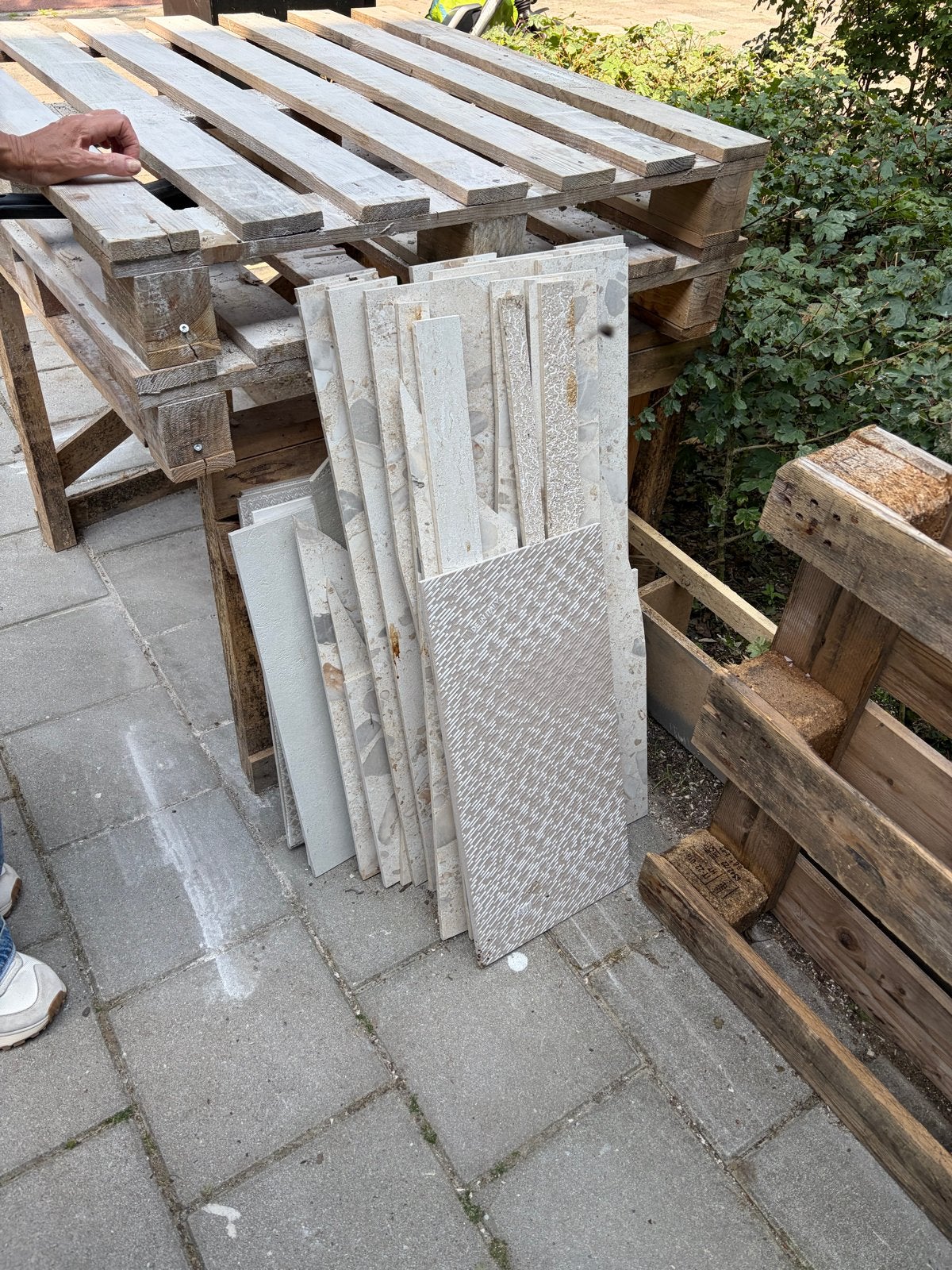 Restanten plavuizen voor woonkamer, Doe-het-zelf en Verbouw, Tegels, Overige materialen, Nieuw, Ophalen of Verzenden, 20 tot 40 cm