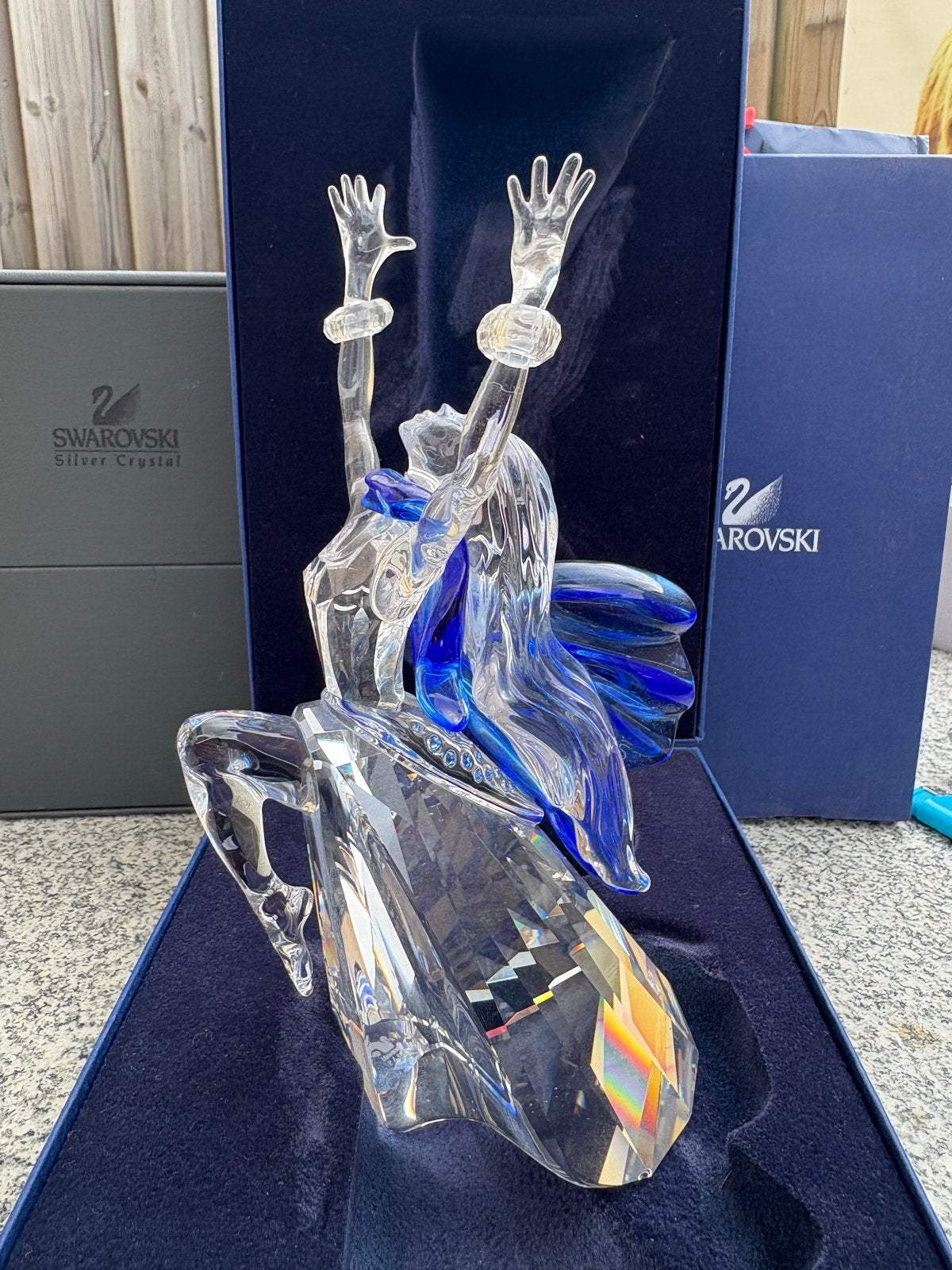 Swarovski Jaarstuk 2002 Isadora Danseres doos, certificaat, Ophalen, Zo goed als nieuw, Figuurtje