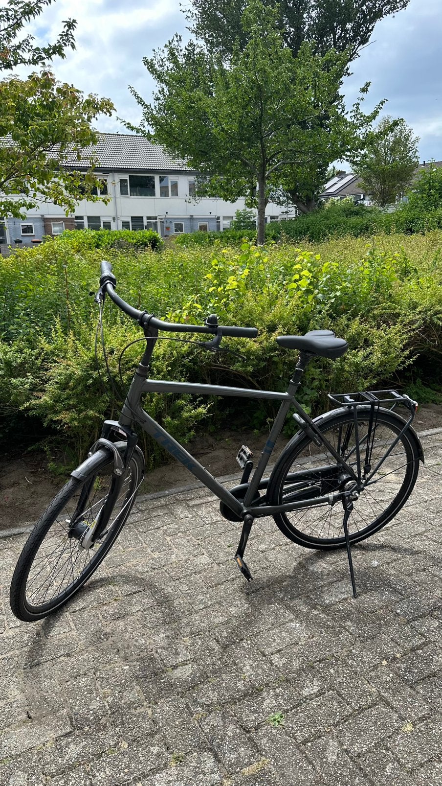 Heren Trek fiets groot, Fietsen en Brommers, Fietsen | Heren | Herenfietsen, Versnellingen, Zo goed als nieuw, Schijfrem, 65 cm of meer
