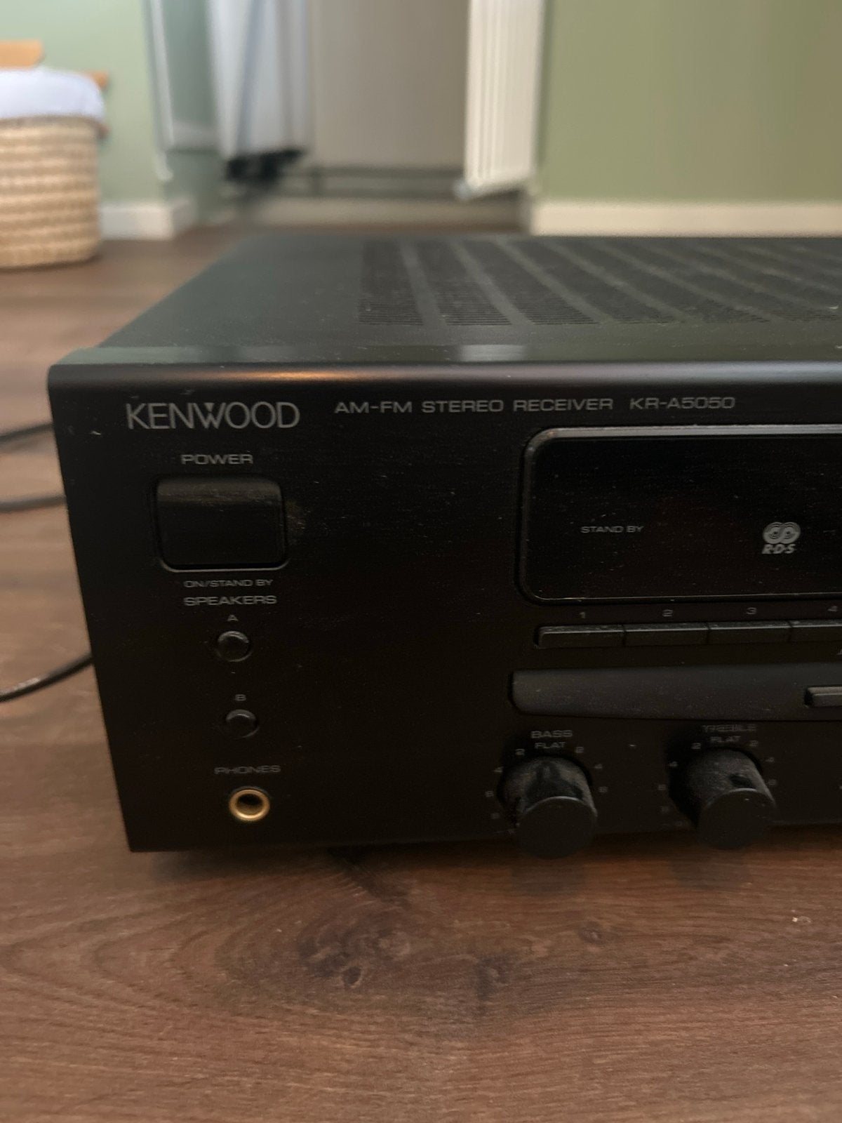Kenwood KR-A5050 AM-FM Stereo Receiver, Audio, Tv en Foto, Versterkers en Receivers, Gebruikt, Ophalen, Overige merken, Minder dan 60 watt