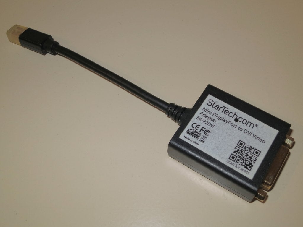 StarTech Mini DisplayPort naar DVI Adapter, Ophalen of Verzenden, Zo goed als nieuw