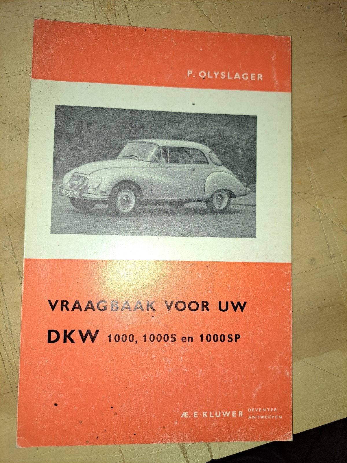Vraagbaak DKW 1000, 1000S en 1000SP - P. Olyslager, Boeken, Ophalen of Verzenden, Gelezen, Overige merken, P. Olyslager