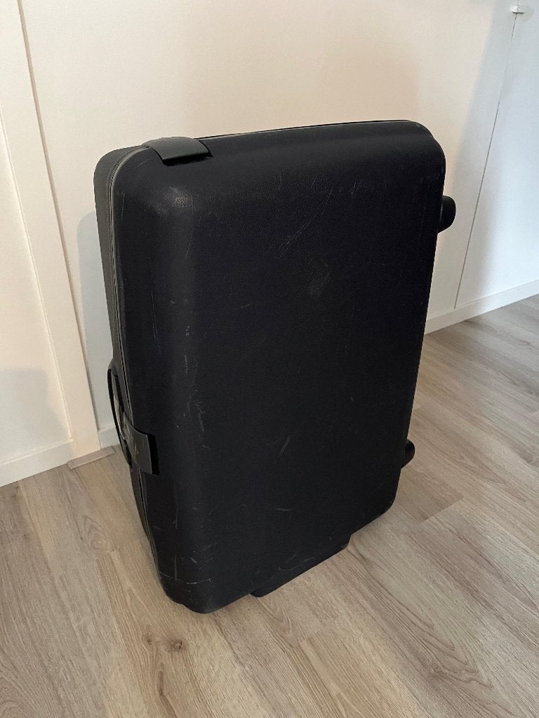 Samsonite reiskoffer, Wieltjes, Gebruikt, Hard kunststof, Ophalen of Verzenden