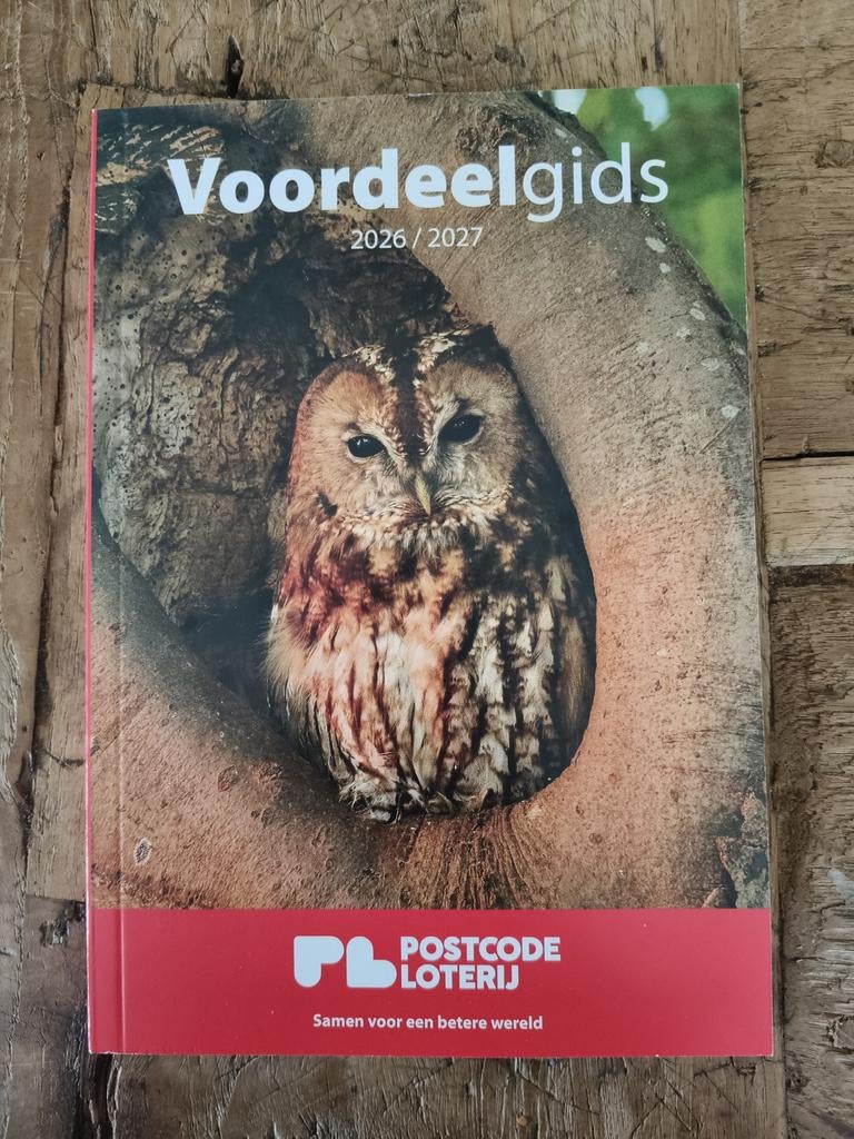 Voordeelgids Postcode Loterij 2026/2027, Drie personen of meer, Kortingsbon