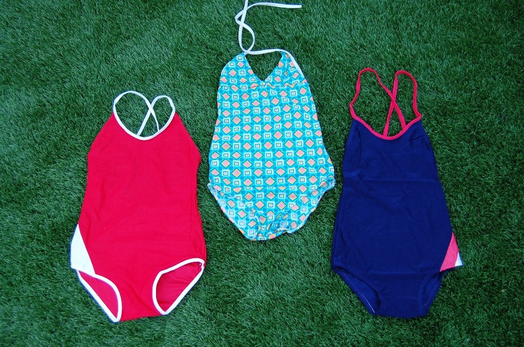 RETRO MEISJES BADPAKKEN. NIEUW, Ophalen of Verzenden, Nieuw, Meisje, Zwemschoenen