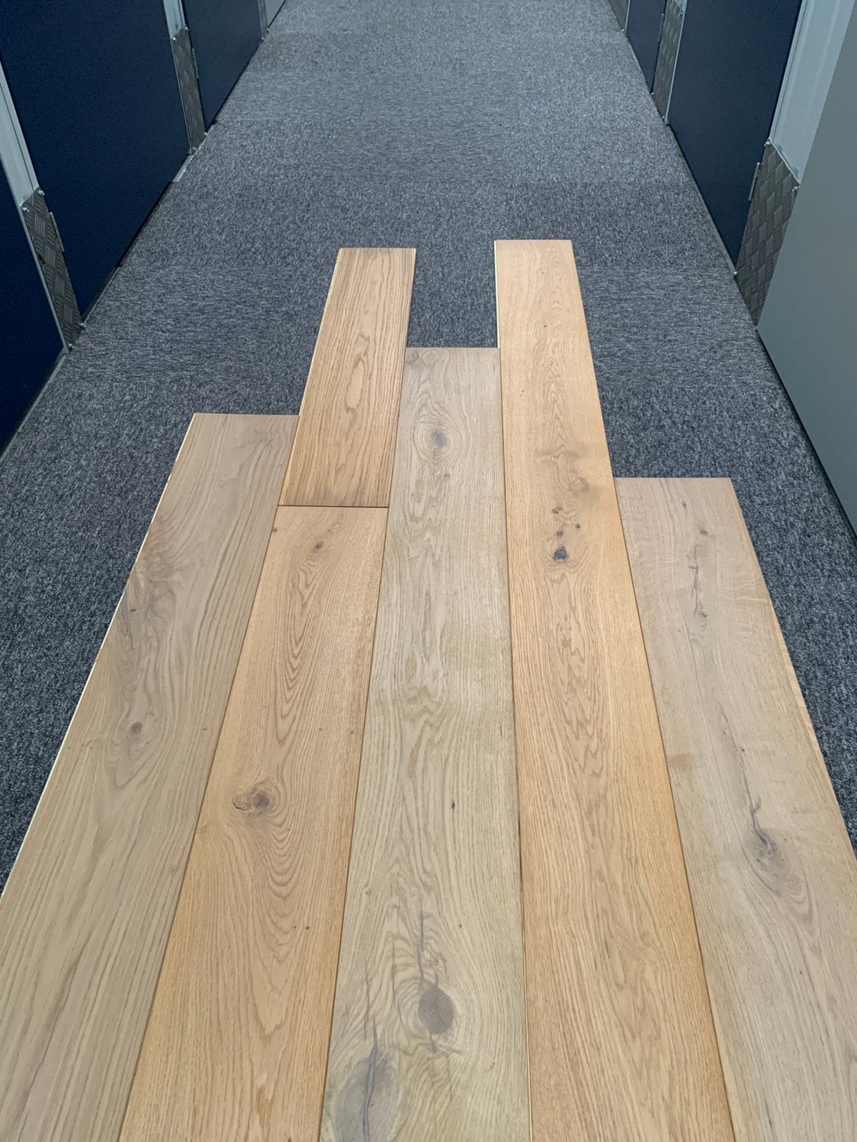 Mooie Eiken houten parketvloer 12,6 m2 Nieuw, Ophalen, Gebruikt, Vloerdelen of -planken, 10 m² of meer