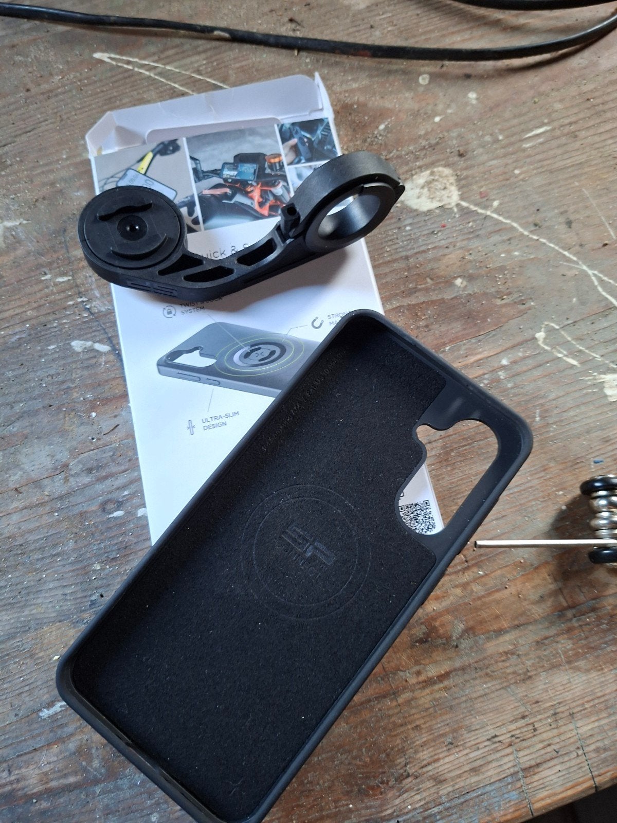 fiets stuur houder en hoesje, Ophalen of Verzenden, Nieuw