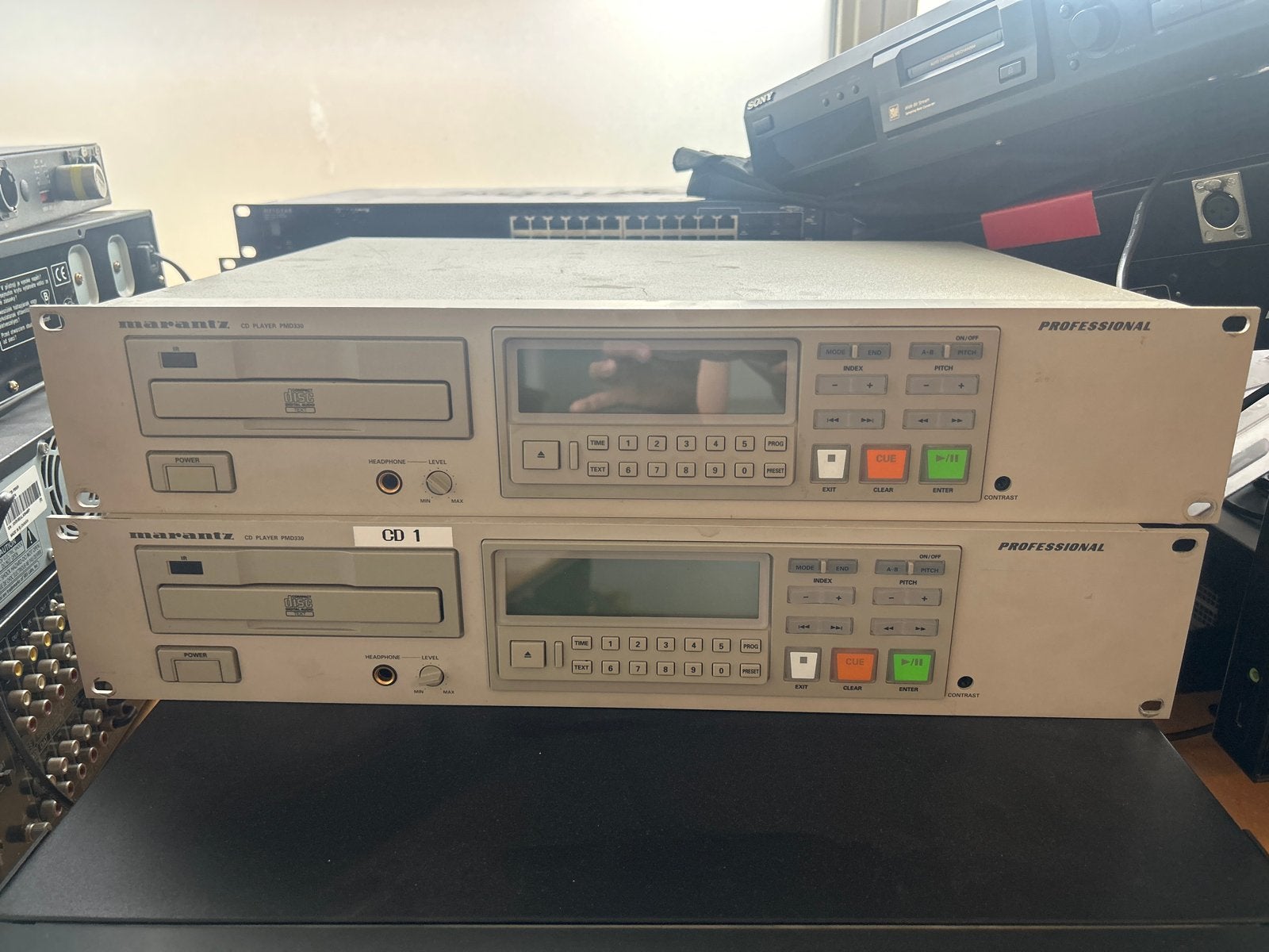 Marantz Professional CD-spelers (2 stuks) - Werking onbekend, Ophalen, Niet werkend, Marantz