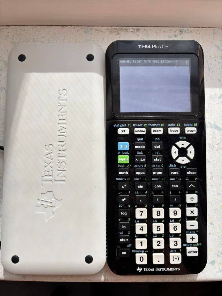 Grafische rekenmachine — TI-84 Plus Ce-T, Diversen, Ophalen of Verzenden, Grafische rekenmachine, Zo goed als nieuw