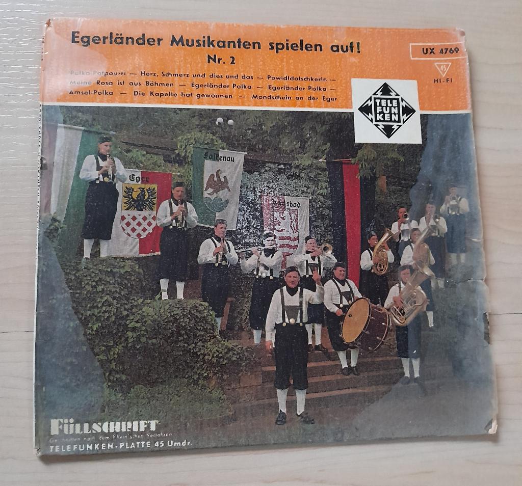 SINGLE EGERLANDER MUSIKANTEN SPIELEN AUF! nr. 2, Ophalen of Verzenden, Gebruikt, Pop