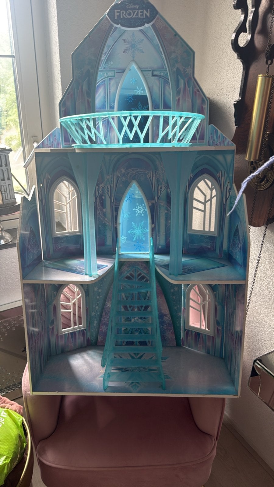 Disney Frozen IJskasteel Poppenhuis, Ophalen of Verzenden, Gebruikt, Poppenhuis