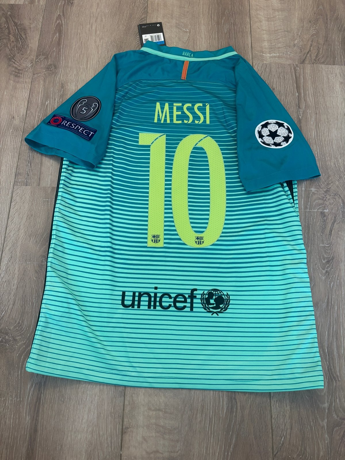 Messi #10 Barcelona shirt maat M Player Version, Maat M, Ophalen of Verzenden, Nieuw, Shirt