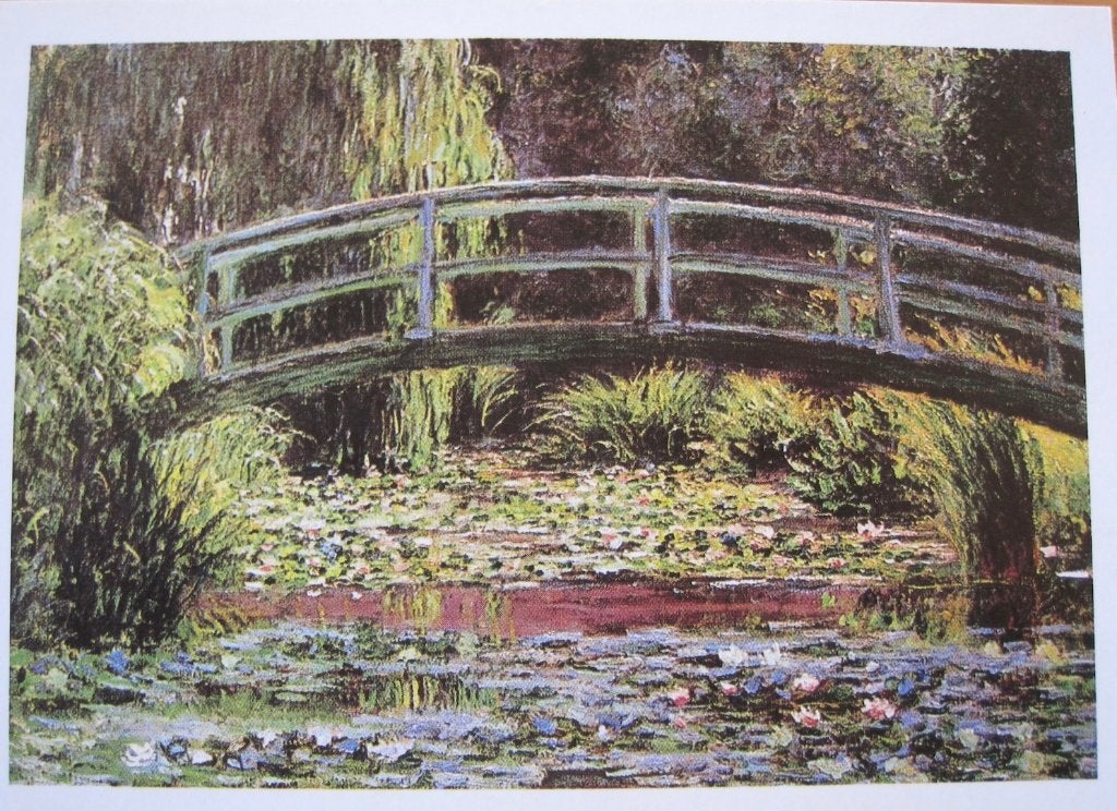 Claude Monet - Vijver met waterlelies en Japanse brug - 1899, Ophalen of Verzenden, 1980 tot heden, Gelopen, Overige thema's