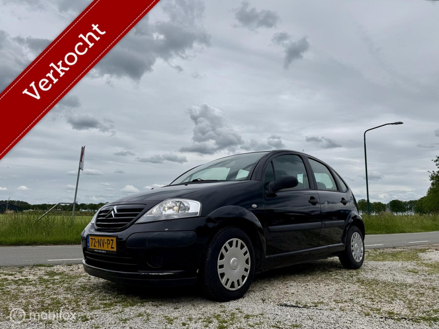 Citroen C3 1.1i Différence, BJ 2004, Airco, APK Juli 2027, Auto's, Voorwielaandrijving, 4 cilinders, 60 pk, Zwart