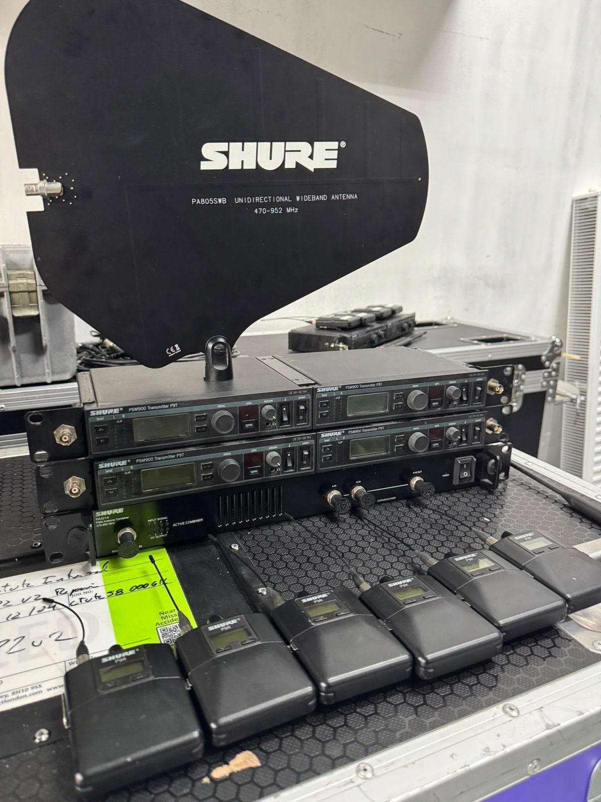 Shure PSM900 Draadloos In-Ear Monitor Systeem met Antenne, Gebruikt, Overige typen, Ophalen of Verzenden, Minder dan 500 watt