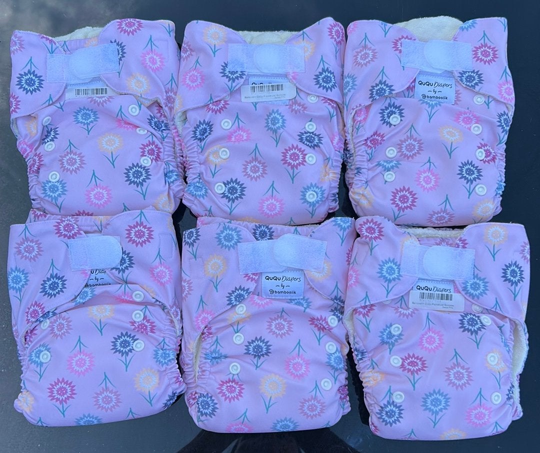 Pocketluiers wasbare luiers - 6 stuks bamboe, Kinderen en Baby's, Overige merken, Overige typen, Nieuw, Ophalen of Verzenden