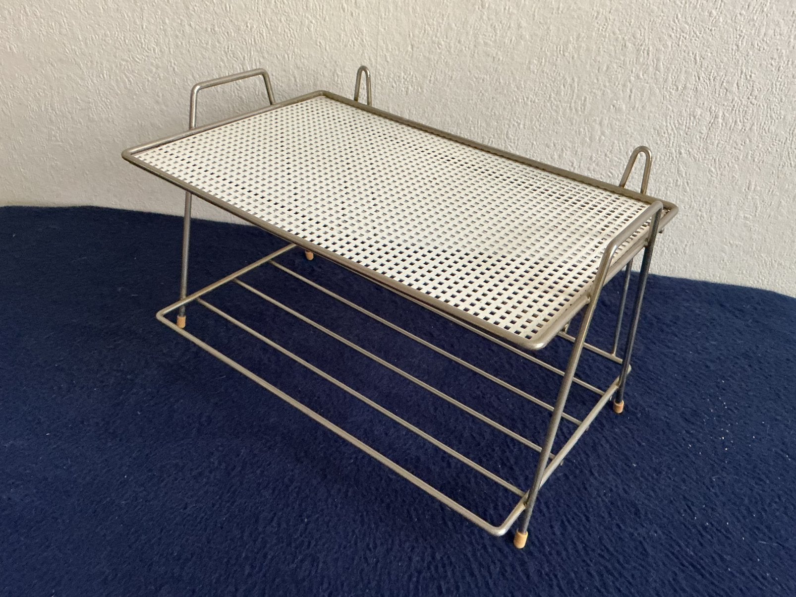vintage Pilastro keukenrekje/badkamerrekje, Ophalen of Verzenden, Metaal, Wit, Overige merken