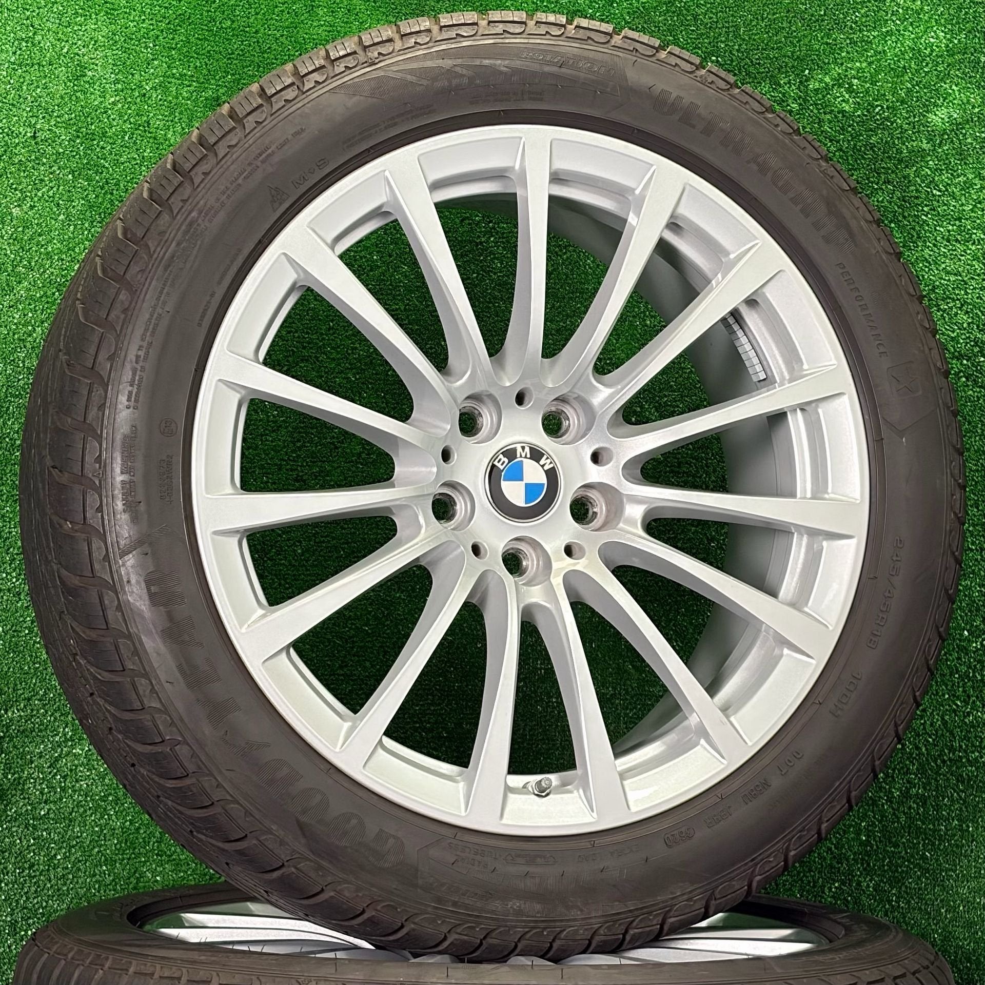 Originele 18 inch BMW velgen winterbanden 5-serei G30 G31, 18 inch, -, -, Banden en Velgen