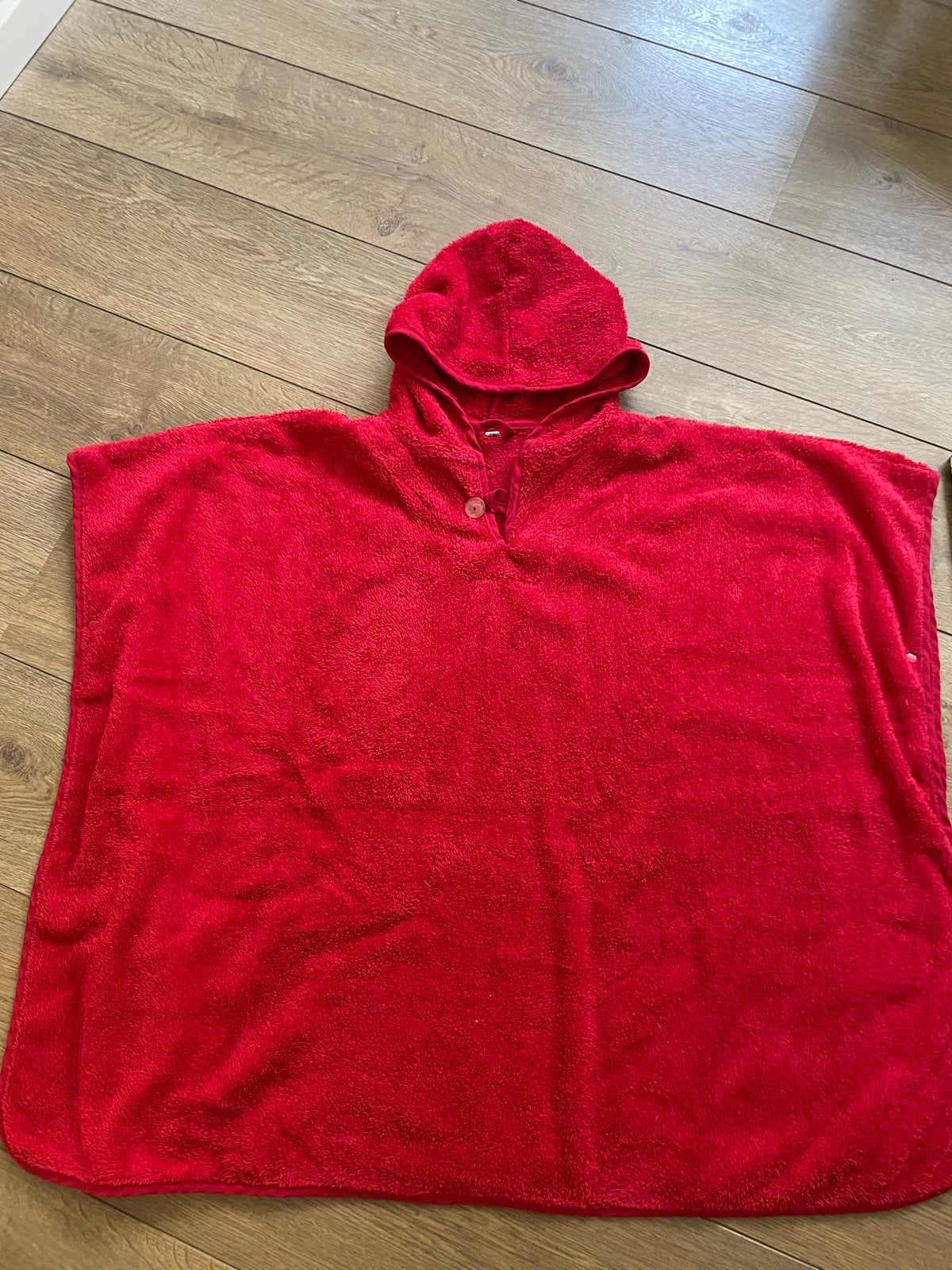Optidee badponcho - roze of rood - zeer goede staat, Ophalen of Verzenden, Zo goed als nieuw, Overige typen
