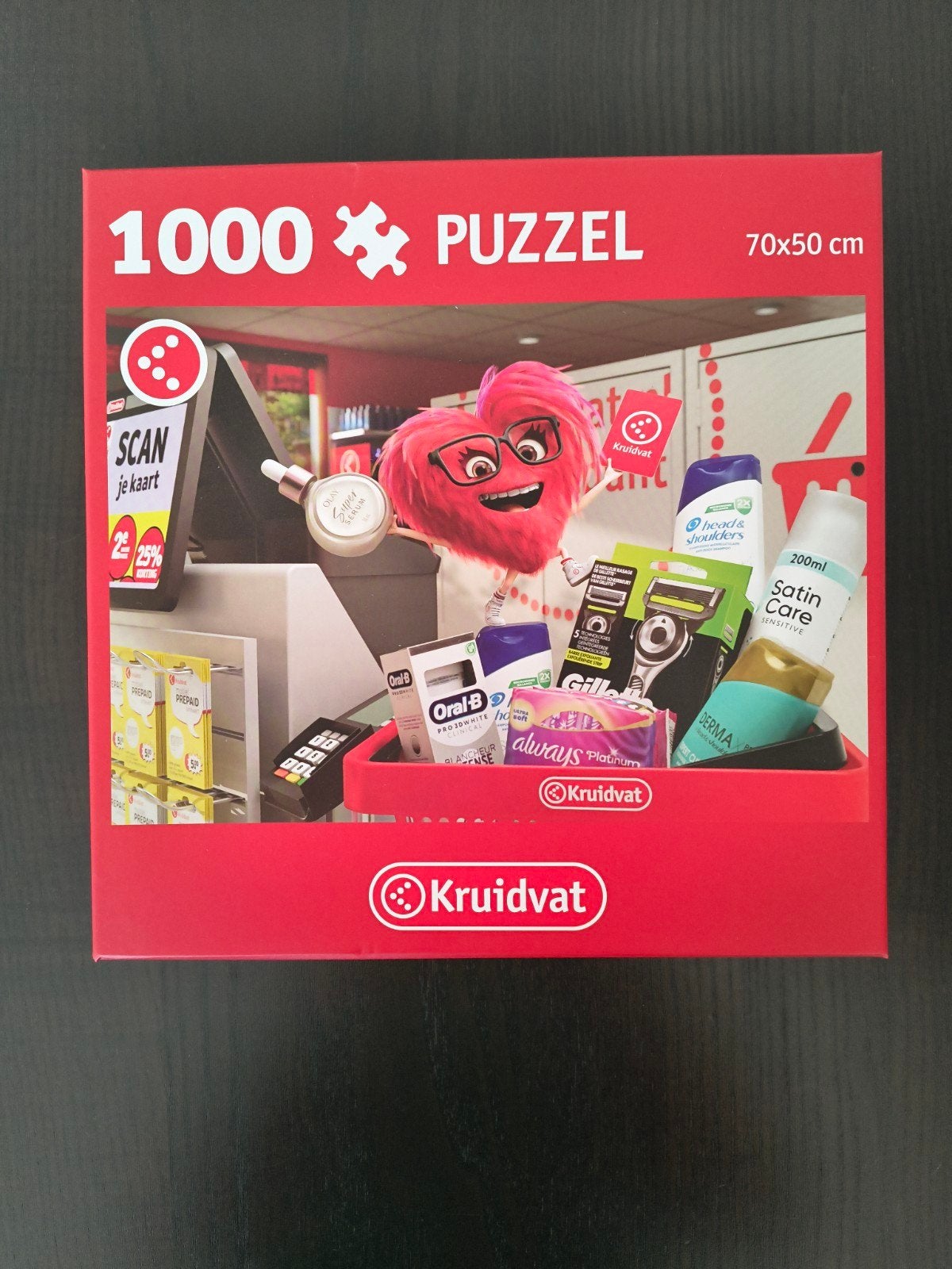 Kruidvat puzzel 1000 stukjes, Ophalen of Verzenden, 500 t/m 1500 stukjes, Nieuw, Legpuzzel