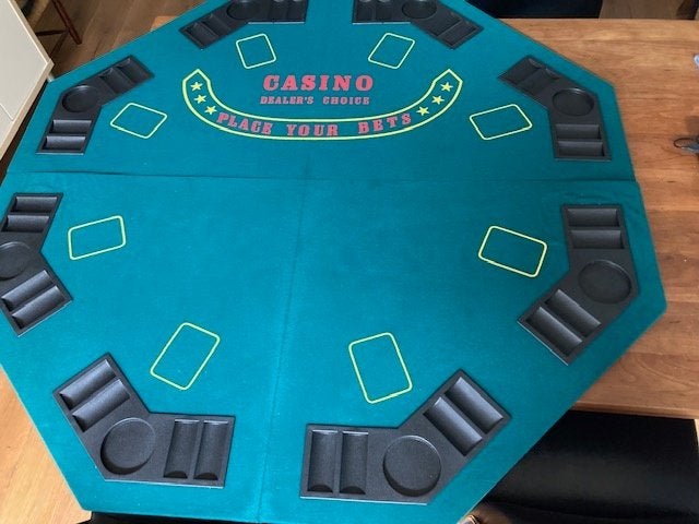 Pokertafel inklapbaar, Hobby en Vrije tijd, Vijf spelers of meer, Ophalen, Zo goed als nieuw, Onbekend