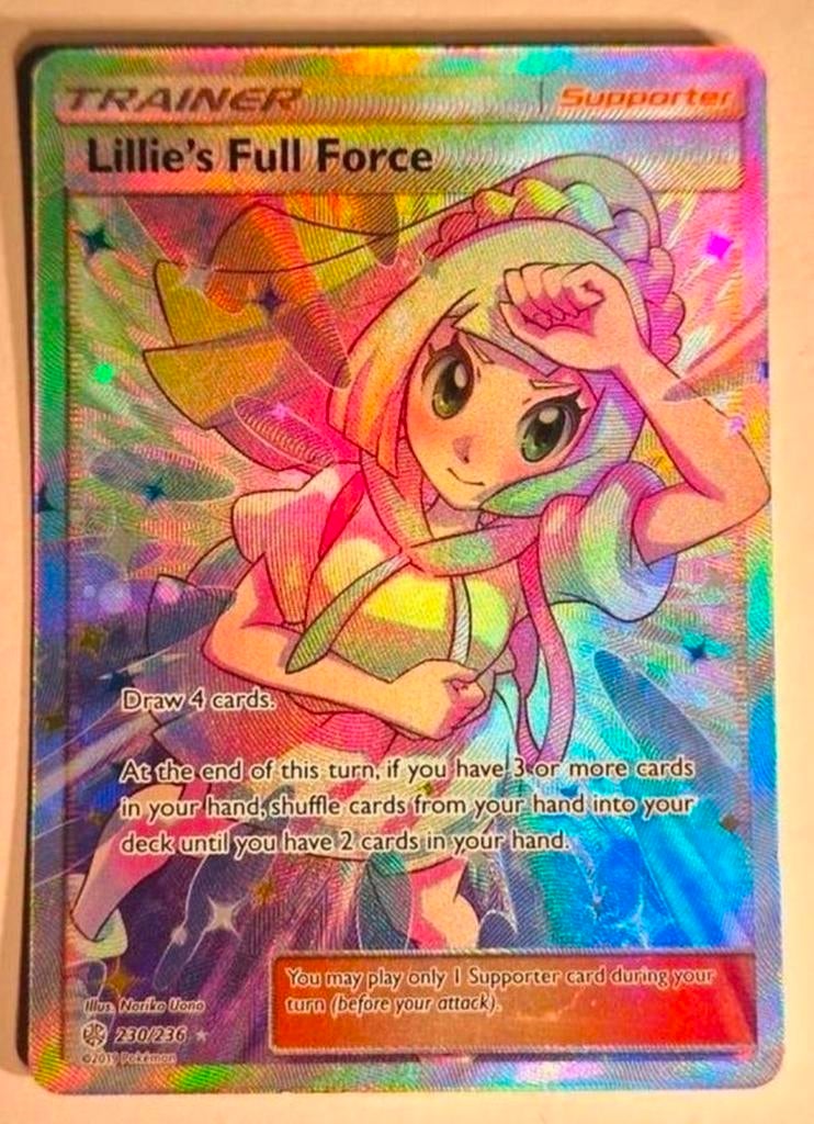 Pokemon: Lillie’s Full Force – Rainbow Rare (230/236), Ophalen of Verzenden
