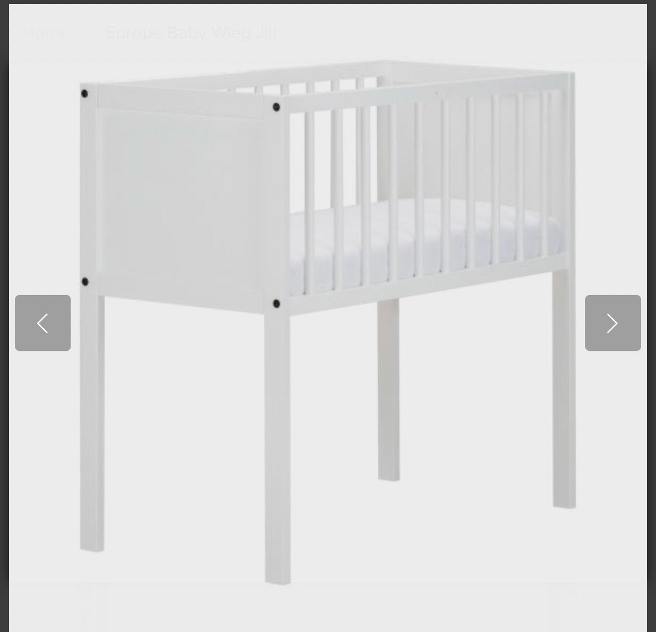 Houten wieg met matras - gratis af te halen, Ophalen, Gebruikt, Wieg