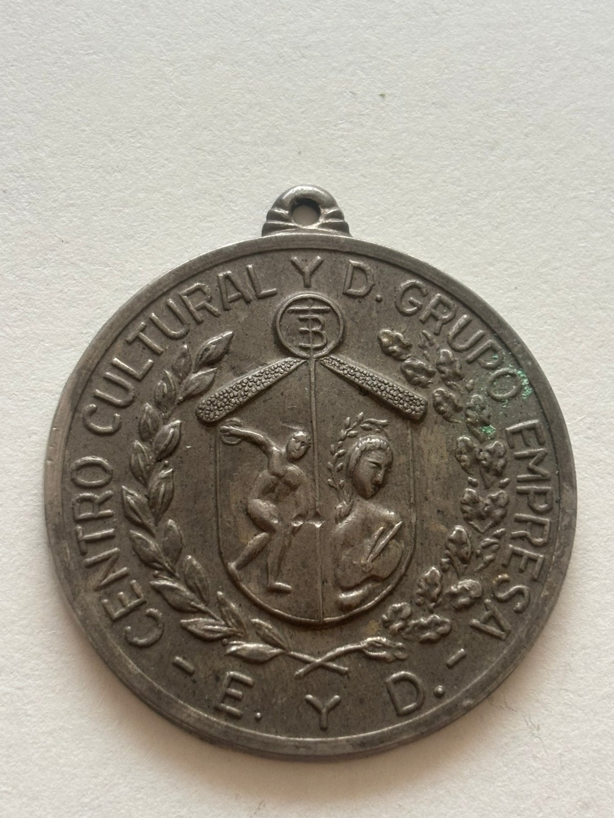 Spaanse oude medaille 1974, Postzegels en Munten, Ophalen of Verzenden, Overige materialen