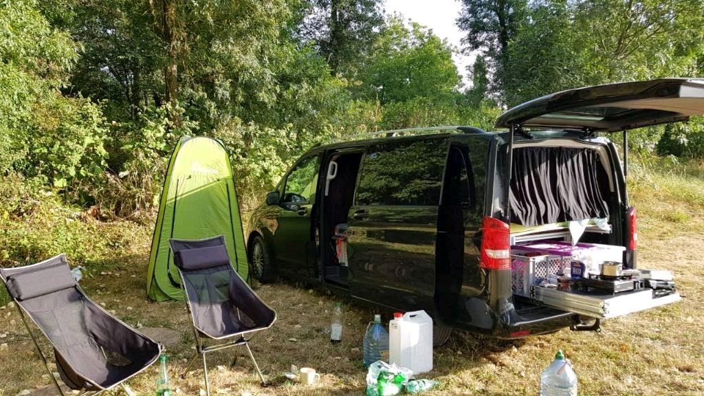 Inbouw Bed voor Mercedes V-klasse of Vito camper, Caravans en Kamperen, Ophalen, Gebruikt