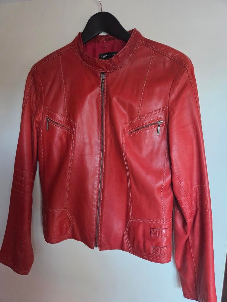 Leren jasje Arma maat 38, Kleding | Dames, Jasjes, Kostuums en Pakken, Maat 38/40 (M), Arma, Ophalen of Verzenden, Zo goed als nieuw