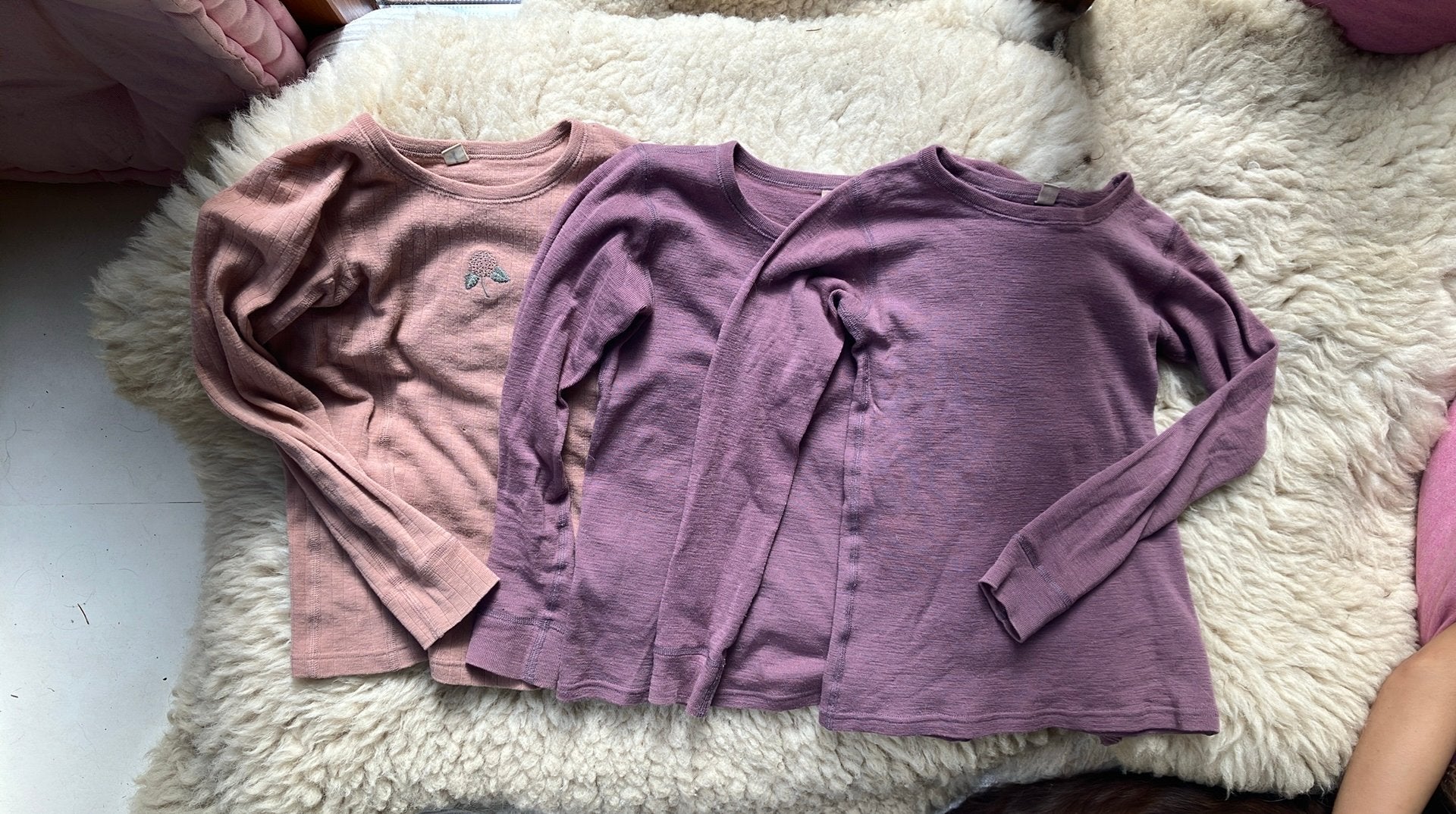 Dilling shirts wol 134-140, Ophalen of Verzenden, Zo goed als nieuw, Meisje, Shirt of Longsleeve