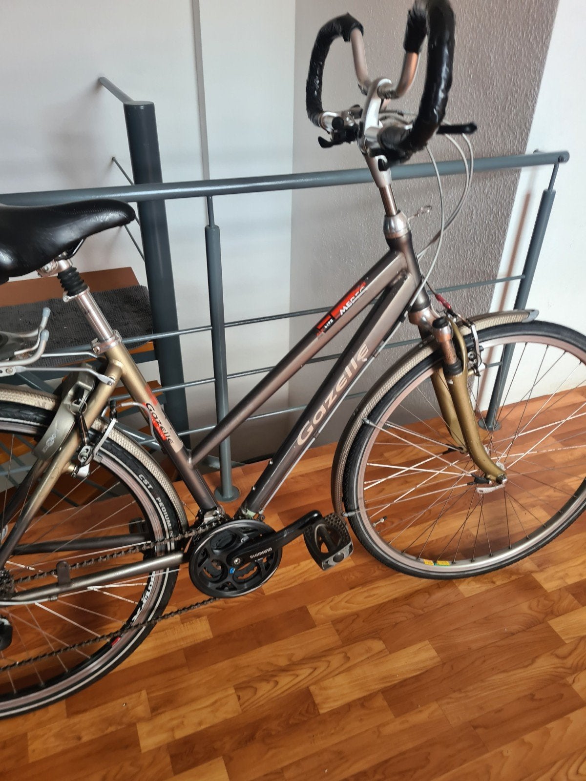 Gazelle Damesfiets - Frame 49 cm - Gebruikt, Ophalen, Gebruikt, Velgrem, 47 tot 50 cm