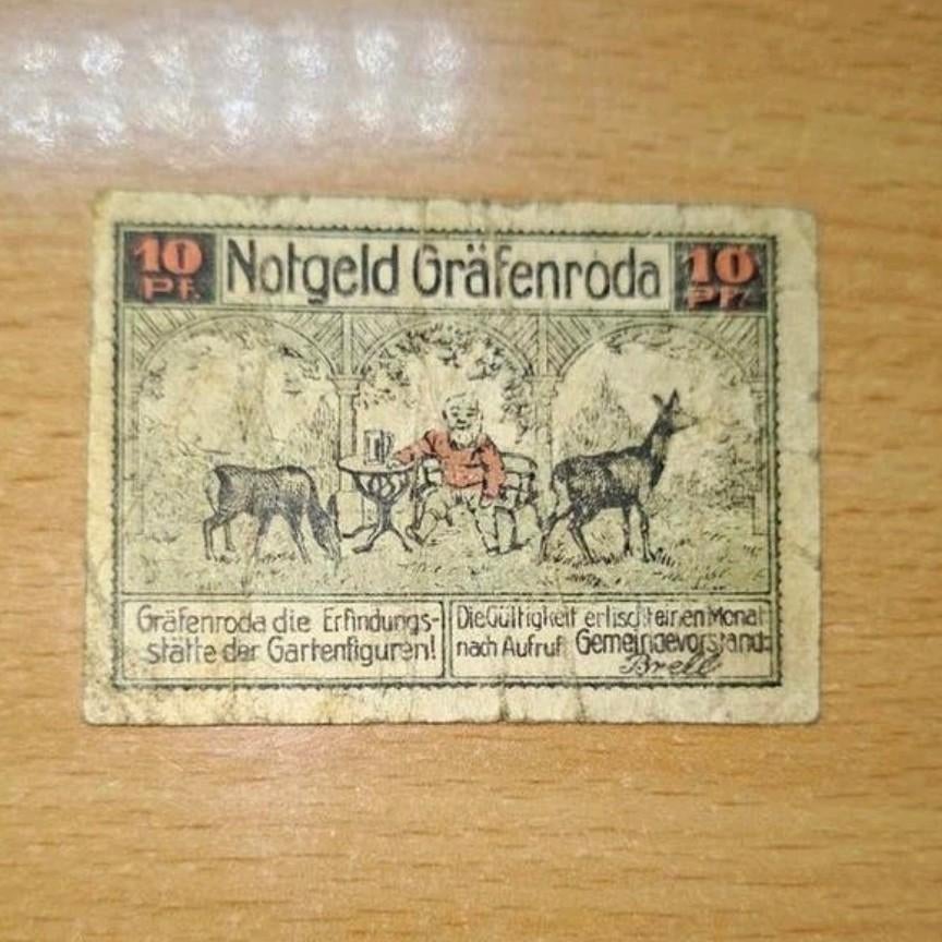 Duits Notgeld Gräfenroda Noodgeld, Ophalen of Verzenden, Duitsland