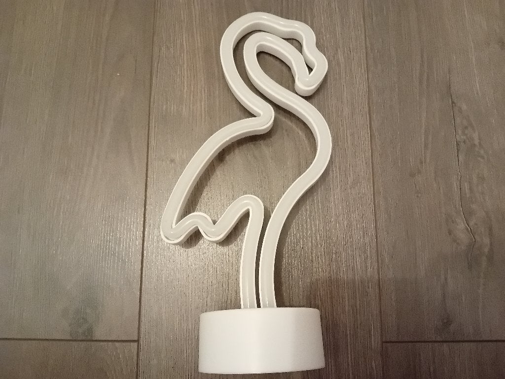 Tafellamp flamingo, Kinderlamp, Zo goed als nieuw, Roze, Draadloos