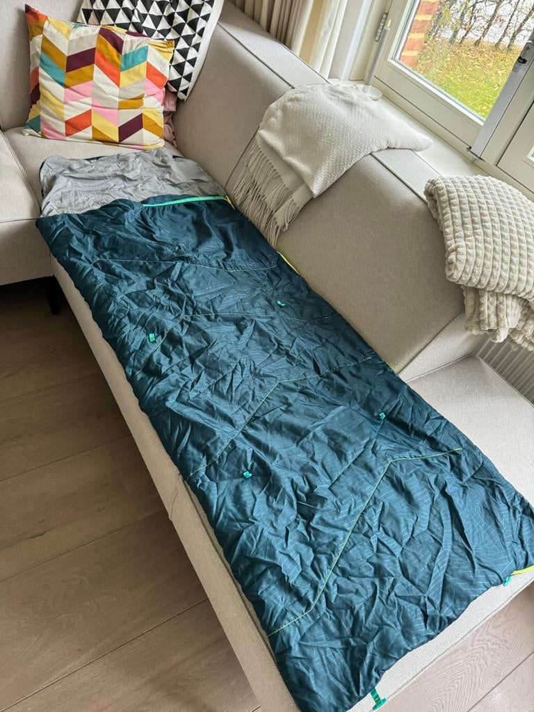 Decathlon slaapzak Junior, Ophalen of Verzenden, Zo goed als nieuw, 140 tot 160 cm, 70 tot 85 cm