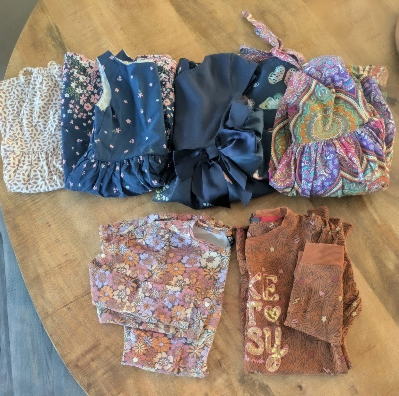 Meisje kleding bundel 128, Ophalen of Verzenden, Gebruikt, Meisje, Jurk of Rok