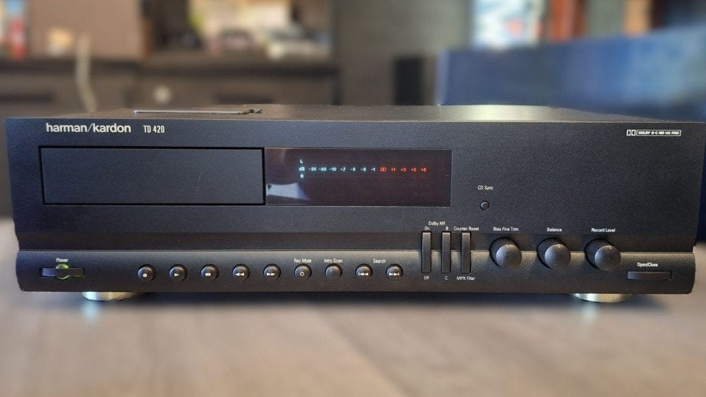 Harman Kardon TD-420 | Horizontaal Lader, Audio, Tv en Foto, Cassettedecks, Overige merken, Harman Kardon TD 420, Enkel, Ophalen of Verzenden