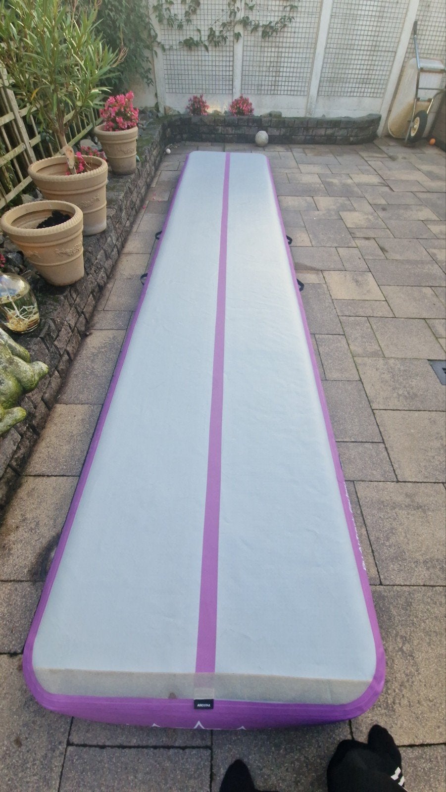 AirTrack Factory Airtrack 5 meter - Netjes en schoon, Ophalen of Verzenden, Gebruikt, Paars, Materiaal