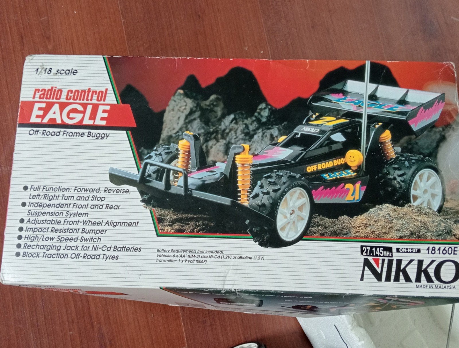 Vintage RC Nikko Eagle, Hobby en Vrije tijd, Modelbouw | Radiografisch | Auto's, Ophalen of Verzenden, Gebruikt, Overige schalen
